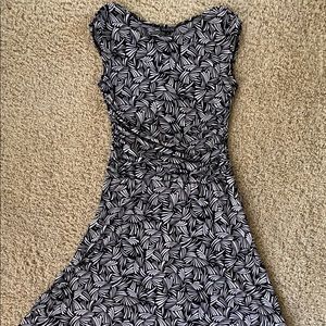 EN FOCUS Summer Chiffon Dress with Ruched Waist